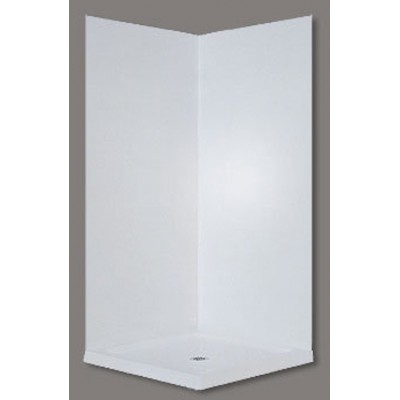 Shower Liner 2-Sided Flat Acrylic 1185x985x1900MM